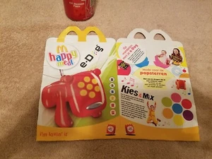 McDonald's 2007 Sega E-Dog I-Dog Países Bajos Happy Meal caja vacía - Imagen 1 de 4