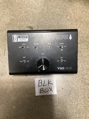 Slate Digital VMS One Ultra Linear Microphone Mic Preamplifier Active Direct Box - Image 1 of 4
