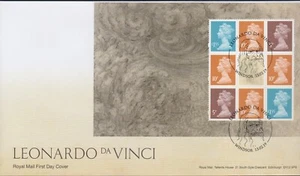 2019 FDC - Leonardo da Vinci Set of 4 - Windsor Pmks - Post Free - Picture 1 of 4