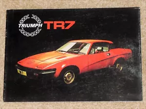 Folleto de ventas TRIUMPH TR7 noviembre de 1977 con coche de rally TR7 V8 - muy buen estado - Imagen 1 de 11