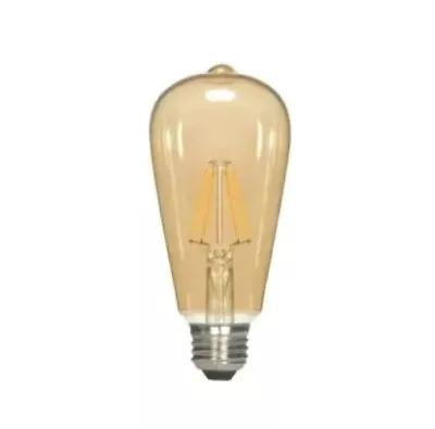 Retro Style Lightbulb Bulb Satco S9578 LED Vintage 120V 4.5W 40watt Replacement - Image 1 of 3