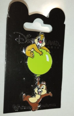 Prendedor Chip and Dale - Globo Verde Disney Land Paris Dlp 08 2024 Foto 1 de 4