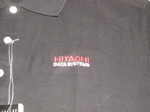 Hitachi Data Systems Polo Shirt Sz L Computer Storage Company Software Services - Picture 1 of 5