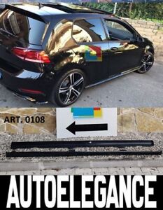 VW GOLF 7 / 7.5 2012-2019 MINIGONNE LATERALI SPORTIVE SOTTO PORTA ABS RLINE