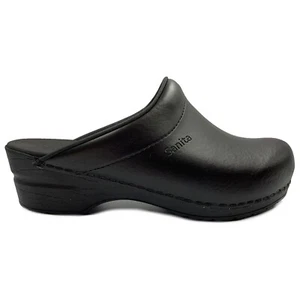 Sanita Sonja PU WIDE Open Clogs in Black (1500147) - Bild 1 von 3