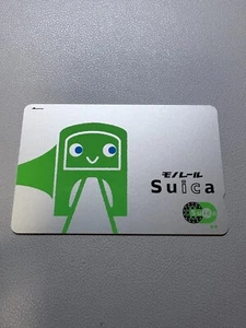 monorail Suica Prepaid IC Card JR East for Japan Travel w/¥500 deposit Used - Picture 1 of 7