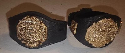 TNA Campeonato Mundial Peso Pesado Figura de Acción Cinturón Jakks Lote Diecast Dañado Foto 1 de 2