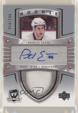 2005-06 Upper Deck The Cup /199 Patrick Eaves #137 RPA Rookie Patch Auto RC
