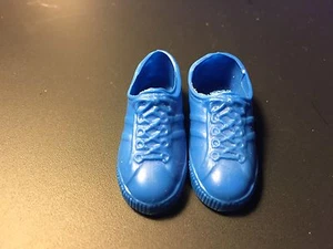 Vintage Rare KEN Doll LIGHT BLUE Tennis Shoes Sneakers Mattel Barbie Taiwan - Picture 1 of 1
