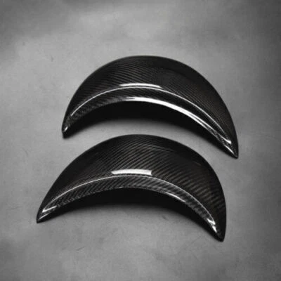 For Volkswagen Beetle 1998~2010 Carbon Fiber Front Headlight Lamp Cover Trim 2PC — 第 1/4 张图片