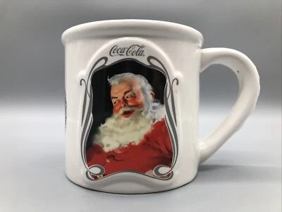 Christmas Mug Coca-Cola Santa 75Th Anniversary 2006￼ Soup Coffee Large 24 Ounce - Image 1 of 4