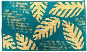 Palm Leaves Floor Mat Home Kitchen Entrance Rug Non-Skid Comfortable Standing... - Picture 1 of 2
