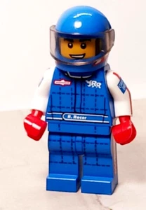 New LEGO Race Car Driver Safety Racing Suit Helmet Printed Red Gloves Sleeves - Picture 1 of 3