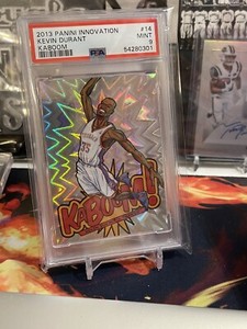 2013-14 Panini Innovation  KABOOM KEVIN DURANT #14 SSP PSA 9 1st Kaboom Suns Okc