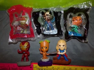 McDonald’s Thor Happy Meal Juguetes MARVEL Lote de 6 Thor 3 SELLADOS MUY GENIALES - Imagen 1 de 5