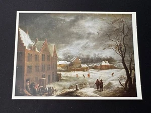 Dulwich Picture Gallery: Winter Scene with a Man Killing a Pig by D. TENIERS - Picture 1 of 2