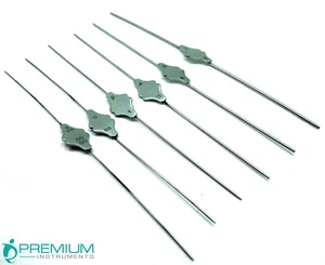 Bowman Lacrimal Probe 6" Surgical ENT 0000-000, 00-0, 1-2, 3-4, 5-6,7-8 Set of 6 - Picture 1 of 4