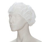 Einweg Kopfhaube weiß | Einweg Vlieshaube | Haarschutz | Hygiene - 100 Stück