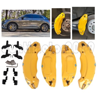 4 piezas por juego de cubiertas de pinza de freno para Audi A4L 35/40 TFSI 2017-2023 amarillo Foto 1 de 4