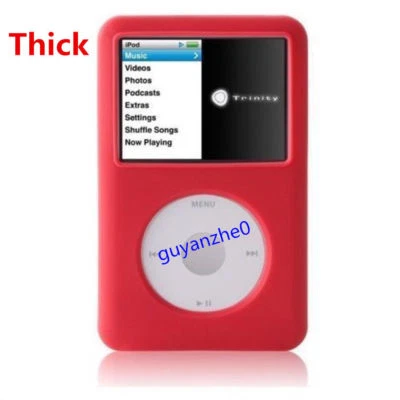 Funda blanda con revestimiento de goma de silicona para iPod Classic Video 80/160 GB delgada/gruesa Foto 1 de 4