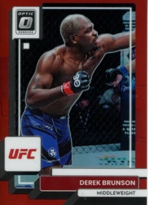 2023 Donruss Optic #92 Derek Brunson UFC Red /199 - Picture 1 of 2