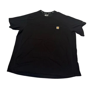 Camiseta Carhartt Force Calce Relajado Peso Medio Manga Corta Bolsillo 3XL Negra - Imagen 1 de 8