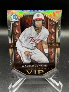 Inserto VIP Bowman Chrome Walker Jenkins 2025 #VIP-16 Minnesota Twins - Foto 1 di 2