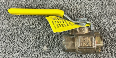 Apollo 1/4" 77C-101-01 Threaded Ball Valve 600 CWP Brass USA made - Image 1 of 4