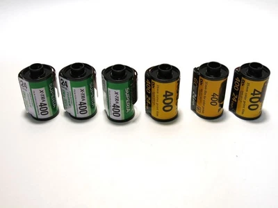 Lot of Kodak & Fujifilm 35mm Film 24 Exposures ISO 400 - 6 Rolls (exp. date TBD) - Image 1 of 4