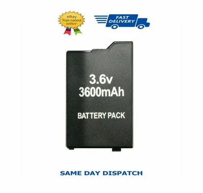 PSP Battery Compatible for PSP 2000/2001/2003/2004 Slim PSP 3000 Lite & 3003 - Image 1 of 3