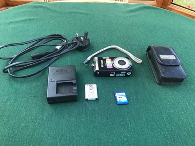 Pentax  Optio M60 Digital Camera 10.0MP with Case & Charger - Image 1 of 4