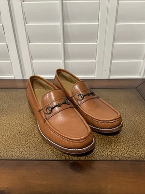 Cole Haan, Mocasín British Tan Horse-bit, Talla 9 Excelente Estado Foto 1 de 3