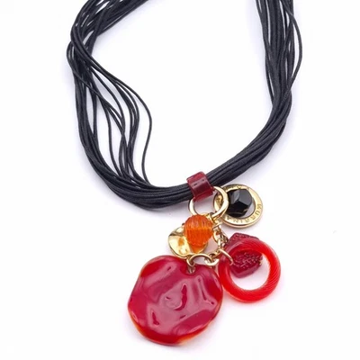 Collar de Cristal Antica Murrina Cordón Multicolor 42 - 47cm Italia Veneciano  Foto 1 de 4