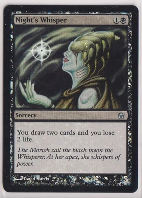 MTG Night's Whisper Fifth Dawn Foil - Image 1 of 2