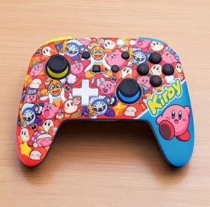 PowerA Kirby of the Stars Enhanced Wireless Controller 2025 Nintendo Switch NEW - Picture 1 of 24
