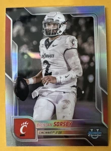 2025 Bowman Chrome U BRENDAN SORSBY Refractor Cincinnati Bearcats A10-1 - Bild 1 von 10