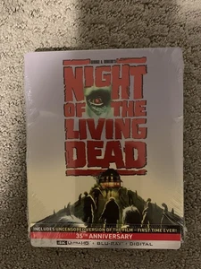 Night of the Living Dead 4K Steelbook UHD Blu-Ray 1990 US Uncensored Version - Bild 1 von 3