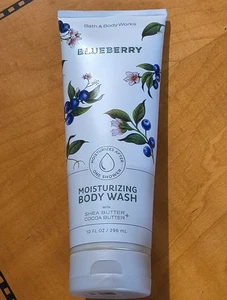 Bath & Body Works Blueberry Moisturizing Body Wash with shea butter 10 fl oz NEW - Picture 1 of 4