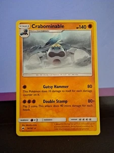 Crabominable 74/147 Rare Pokemon TCG Card Burning Shadows - Picture 1 of 1