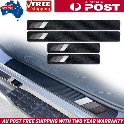 4pcs For Toyota Door Plate Sill Scuff Scratch Decal Anti Stickers Protector AU - image 1 of 4