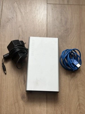 Freecom External Hard Drive 400GB – Model PS0AAA With Power Adapter & USB Cable - Image 1 of 3