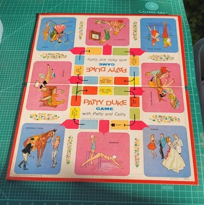 Vtg 1963 PATTY DUKE BOARD GAME - Board only - VGC 16" x 18" - Image 1 of 3