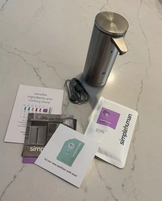 Dispensador de jabón líquido o desinfectante humano simple con sensor bomba plumín nuevo Foto 1 de 2