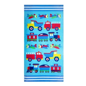 Kids 100% Cotton Beach Towel for Boys and Girls, Perfect for Beach and Pool T... - Picture 1 of 8