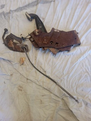 1966-1970 Dodge Charger parking brake Mechanism And Gas Pedal Linkage Throttle - Image 1 of 3