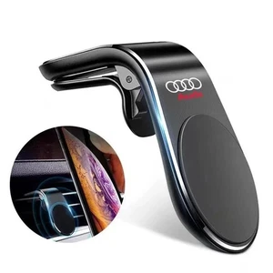 Magnet Handyhalter Auto Lüftung Clip 360° Halterung für Audi A3 A4 A6 Q5 Q7Sline - Bild 1 von 8