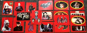 VINTAGE 1989 BATMAN TOPPS CARDS VARIOUS STICKERS DC COMICS - Zdjęcie 1 z 1