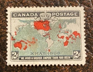 Canada #86 - Centraggio VF+ - Usato con cerniera e adesione carta - Foto 1 di 2