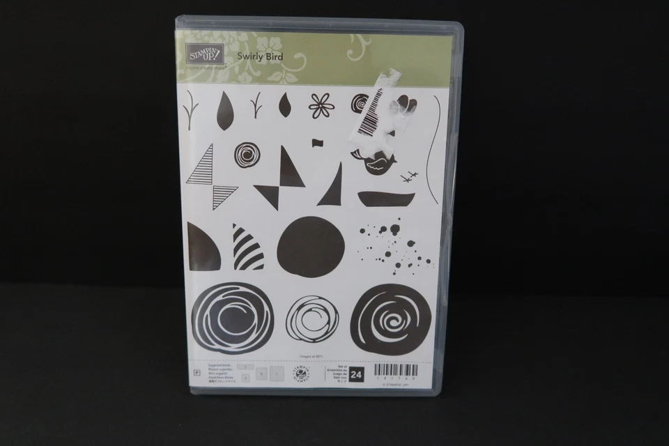 Stampin up Swirly Bird Clear Stamp Set 24 STAMPS Ships in 1 Day