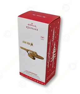 Star Trek Hallmark Keepsake Christmas Ornament 2016 Star Trek Gold Enterprise - Bild 1 von 1
